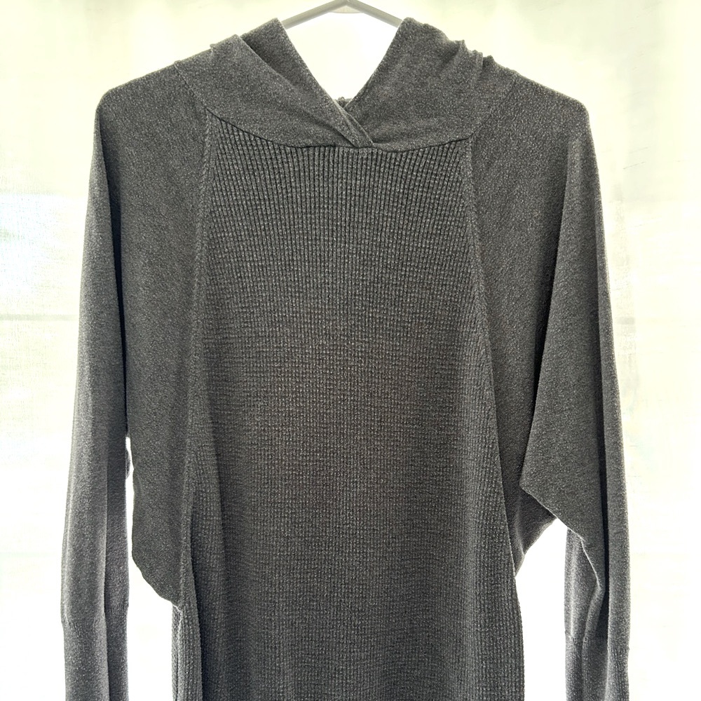Cynthia Rowley Heather Gray Waffle Sweater